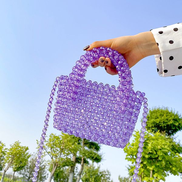 evening bags summer simple customized handmade woven beaded crossbody for woman resort beach crystal tote mobile phone handbag 2023 230729
evening bags summer simple customized handmade woven beaded crossbody for woman resort beach crystal tote mobile phone handbag 2023 230729