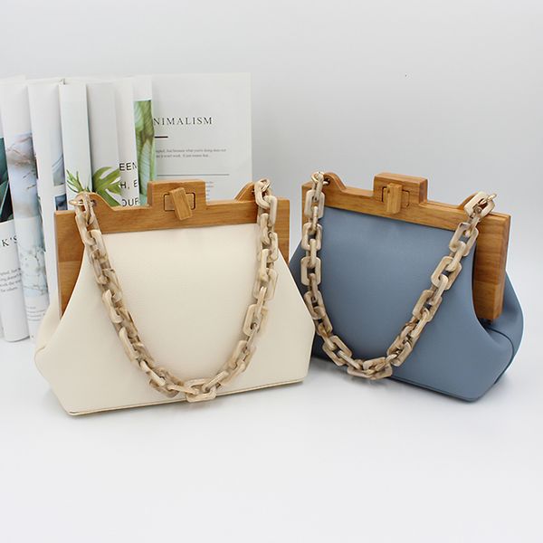 evening bag s box bag bucket wooden clip ins acrylic chain luxury handbag women banquet party purse shoulder sac 230729
evening bag s box bag bucket wooden clip ins acrylic chain luxury handbag women banquet party purse shoulder sac 230729