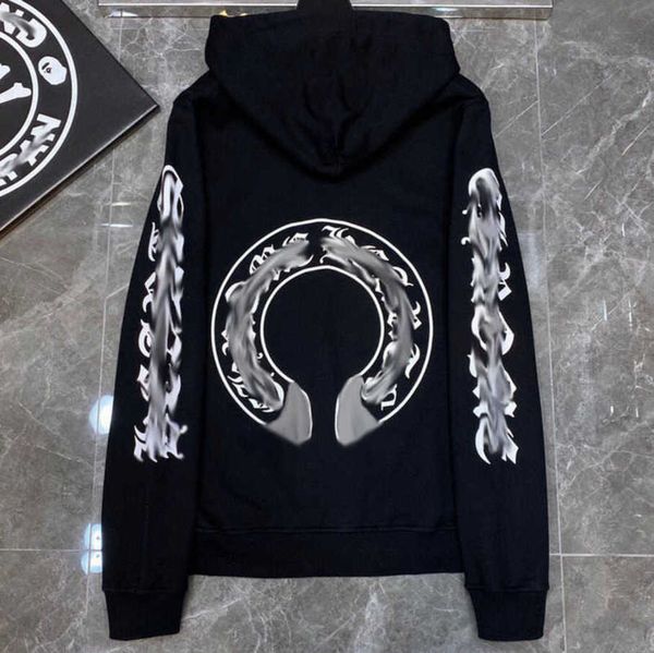 men's fashion luxury jackets hoodies brand ch sweatshirts designers zipper hooded sweater men women casual pullover sanskrit horseshoe, Black
men's fashion luxury jackets hoodies brand ch sweatshirts designers zipper hooded sweater men women casual pullover sanskrit horseshoe, Black