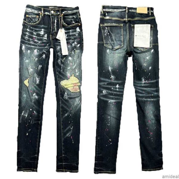 men's purple jeans brand fashion designer european jean hombre letter star men embroidery patchwork ripped for trend motorcycle pant me, Blue
men's purple jeans brand fashion designer european jean hombre letter star men embroidery patchwork ripped for trend motorcycle pant me, Blue