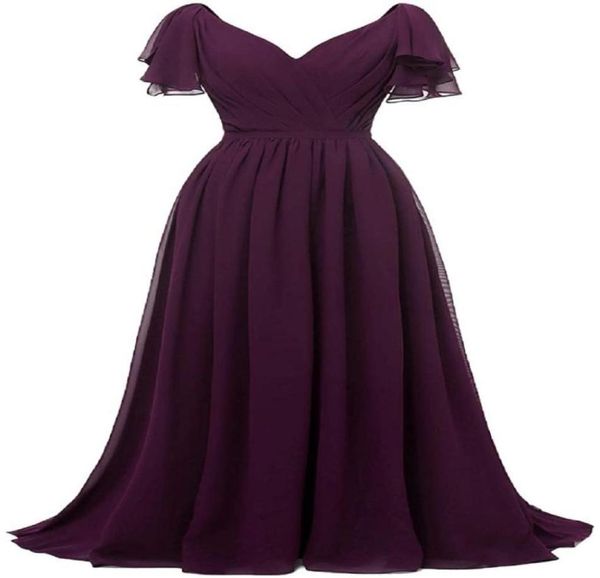 chiffon ruffle sleeve bridesmaid dress for women v neck long wedding guest gown evening dress prom gown elegant special occasion d2171351, White;pink
chiffon ruffle sleeve bridesmaid dress for women v neck long wedding guest gown evening dress prom gown elegant special occasion d2171351, White;pink