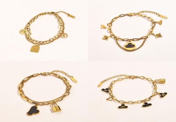 classic chain bracelets women bangle designer bracelet 18k gold plated stainless steel crystal lovers gift wristband cuff designer8823914, Black
classic chain bracelets women bangle designer bracelet 18k gold plated stainless steel crystal lovers gift wristband cuff designer8823914, Black