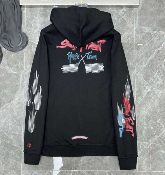 luxury sweatshirts men's classics jackets brandch hoodies zipper hooded men women designers sanskrit horseshoe cross pullover sweater h, Black
luxury sweatshirts men's classics jackets brandch hoodies zipper hooded men women designers sanskrit horseshoe cross pullover sweater h, Black