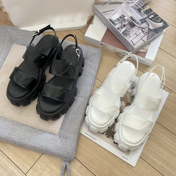 2023 luxury women sandals monolith triangle logo leather lug tread sandal for women slides designer shoes foam rubber chunky platform high h, Black
2023 luxury women sandals monolith triangle logo leather lug tread sandal for women slides designer shoes foam rubber chunky platform high h, Black