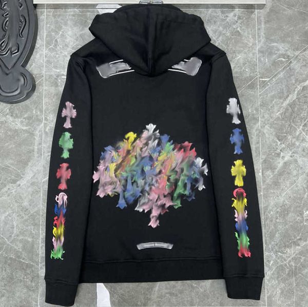 sweatshirts men's luxury fashion jackets brand ch hoodies zipper hooded men women designers sanskrit horseshoe cross pullover sweater h, Black
sweatshirts men's luxury fashion jackets brand ch hoodies zipper hooded men women designers sanskrit horseshoe cross pullover sweater h, Black