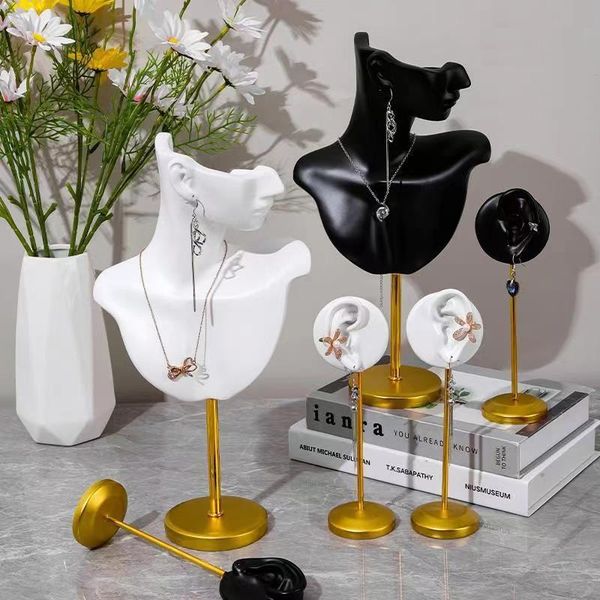 jewelry stand green/white/black resin/metal 3pcs/lot earring necklace jewelry display mannequin 3 colors stand holder earrings jewelry stora
jewelry stand green/white/black resin/metal 3pcs/lot earring necklace jewelry display mannequin 3 colors stand holder earrings jewelry stora