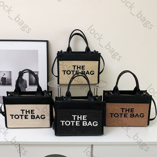 woven medium totes bag marc designer tote bags for women shopping clutch handbag crochet two-tone handbags small shoulder wallet black white
woven medium totes bag marc designer tote bags for women shopping clutch handbag crochet two-tone handbags small shoulder wallet black white