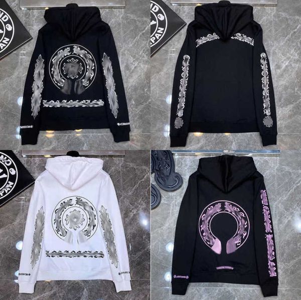 fashion men's luxury sweatshirts jackets brand ch hoodies zipper hooded men women designers sanskrit horseshoe cross pullover sweater h, Black
fashion men's luxury sweatshirts jackets brand ch hoodies zipper hooded men women designers sanskrit horseshoe cross pullover sweater h, Black
