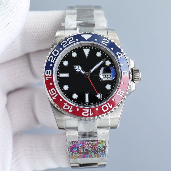 aaa men's automatic mechanical watch gmt series 40mm waterproof fashion watch sapphire mirror fashion, Slivery;brown
aaa men's automatic mechanical watch gmt series 40mm waterproof fashion watch sapphire mirror fashion, Slivery;brown
