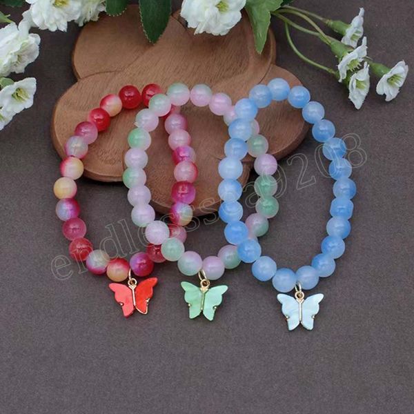 women colorful glaze beads cute butterfly pendant bracelet girls y2k style kids princess bracelet jewelry gifts, Golden;silver
women colorful glaze beads cute butterfly pendant bracelet girls y2k style kids princess bracelet jewelry gifts, Golden;silver