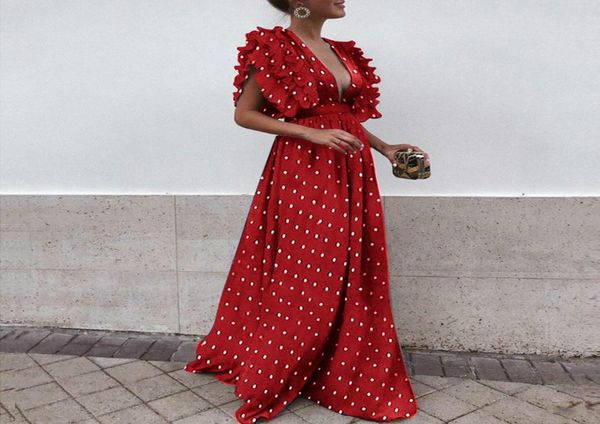 dot printed pleat cap sleeves long women party evening dresses new deep v neck a line floor length fashion women casual dress3329587, Black;gray
dot printed pleat cap sleeves long women party evening dresses new deep v neck a line floor length fashion women casual dress3329587, Black;gray