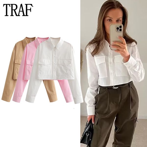 women's blouses shirts traf cropped white shirt women pockets button up shirt woman oversized shirts and blouses for women long sleeve
women's blouses shirts traf cropped white shirt women pockets button up shirt woman oversized shirts and blouses for women long sleeve