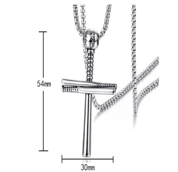 whole new juses hip hop baseball cross pendant necklace for men silver color stainless steel necklace ball bat chain female j7960967
whole new juses hip hop baseball cross pendant necklace for men silver color stainless steel necklace ball bat chain female j7960967