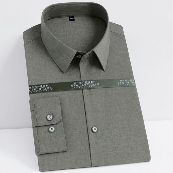men's dress shirts men's business long sleeve solid formal dress shirt without pocket standard-fit stretchy bamboo-fiber easy care, White;black
men's dress shirts men's business long sleeve solid formal dress shirt without pocket standard-fit stretchy bamboo-fiber easy care, White;black