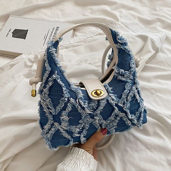 evening bags brand woman hobo bag summer luxury handbag upscale denim shoulder crossbody and purse designer ladies clutch satchel 230729
evening bags brand woman hobo bag summer luxury handbag upscale denim shoulder crossbody and purse designer ladies clutch satchel 230729