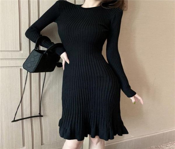 autumn winter trumpet bodycon dress woman knitted sweater long sleeve dresses korean style slim vestidos roupas femininas new7677298, Black;gray
autumn winter trumpet bodycon dress woman knitted sweater long sleeve dresses korean style slim vestidos roupas femininas new7677298, Black;gray