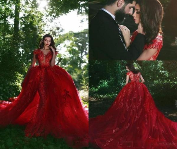 2018 charming red arabic dubai evening dress with overskirt sheer neck applique celebrity pageant formal holiday wear prom party g8638723, Black;red
2018 charming red arabic dubai evening dress with overskirt sheer neck applique celebrity pageant formal holiday wear prom party g8638723, Black;red