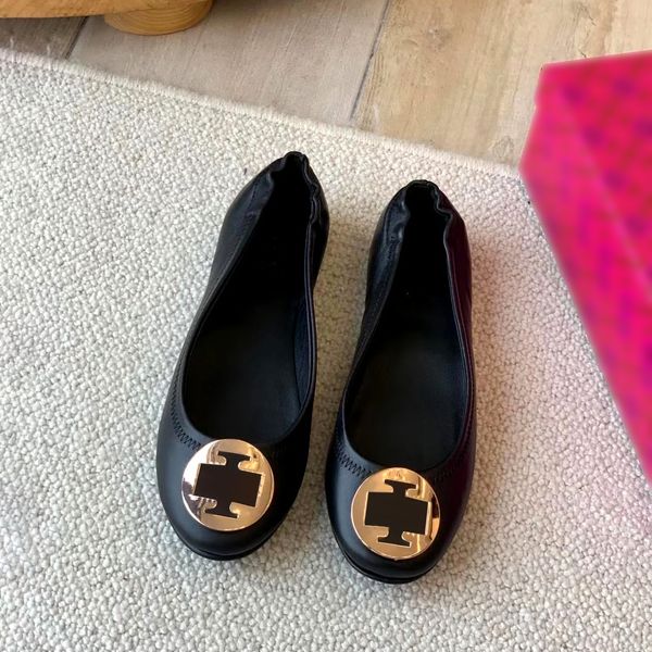 new 9 color torys dance shoe casual shoe designer shoes cowhide ballet shoes flat base travel fashion double t logo lady collapsible dress s, Black
new 9 color torys dance shoe casual shoe designer shoes cowhide ballet shoes flat base travel fashion double t logo lady collapsible dress s, Black