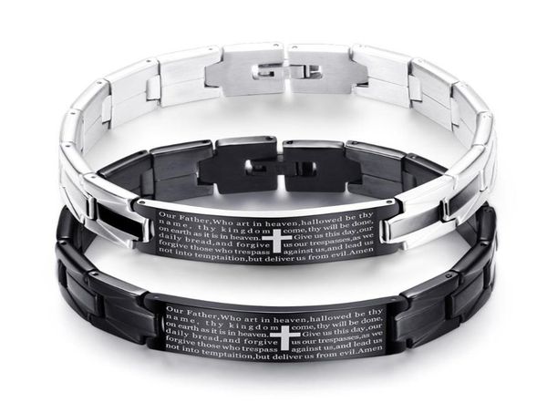 bangle holy bible men bracelet black stainless steel watch strap silvering plating jewelry gift for women5858536
bangle holy bible men bracelet black stainless steel watch strap silvering plating jewelry gift for women5858536