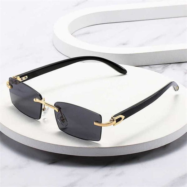 52% off wholesale of sunglasses small box women's frameless trimmed classic rectangular men's sunglasses, White;black
52% off wholesale of sunglasses small box women's frameless trimmed classic rectangular men's sunglasses, White;black