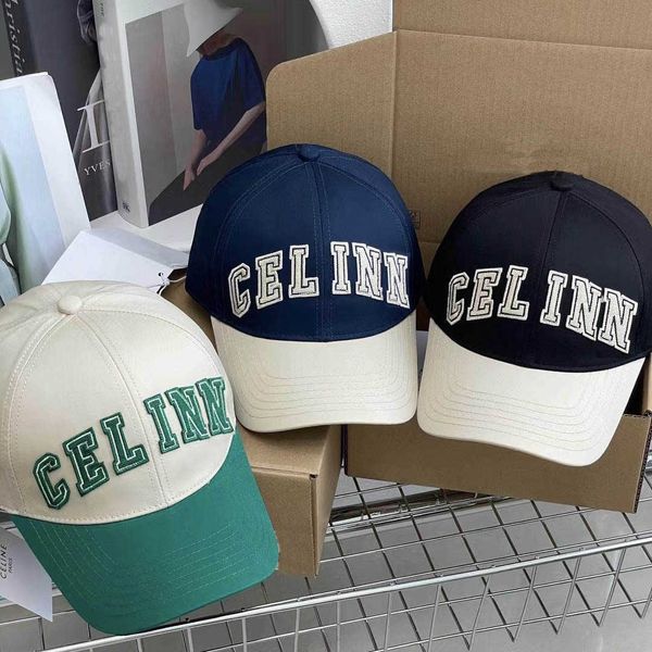 designer triomphe hat ce correct letter ce home color blocking patch letter baseball cap same versatile for men and women sun hat, Blue;gray
designer triomphe hat ce correct letter ce home color blocking patch letter baseball cap same versatile for men and women sun hat, Blue;gray