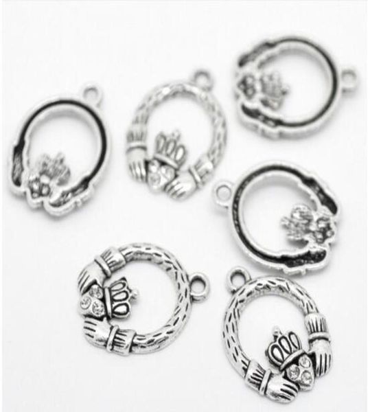 whole 100pcs antique silver tone rhinestone claddagh ring charm pendants 25x18mm jewelry findings making diy whole j05067458858, Bronze;silver
whole 100pcs antique silver tone rhinestone claddagh ring charm pendants 25x18mm jewelry findings making diy whole j05067458858, Bronze;silver