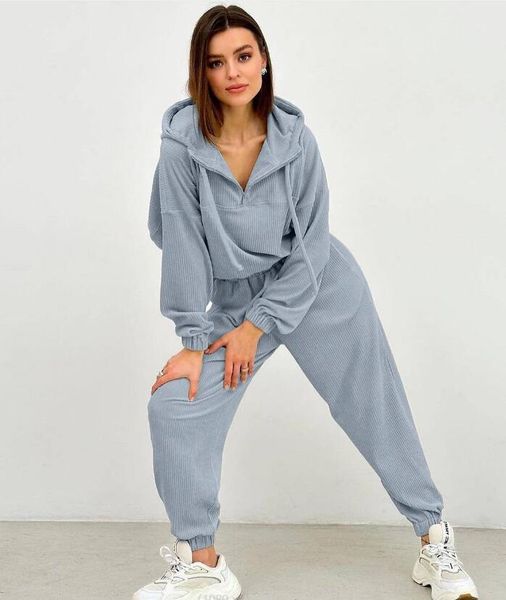 women's suits 2023 autumn new casual fashion long sleeve hooded zipper pants women's set women's two piece set, White
women's suits 2023 autumn new casual fashion long sleeve hooded zipper pants women's set women's two piece set, White