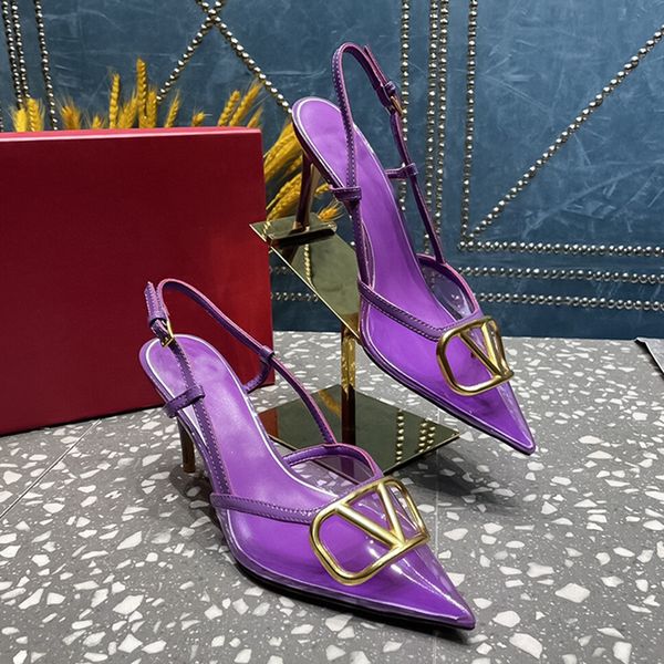 high-grade fashion wedding shoes pvc metal pointed thin shoes with womens high heels to wear all the temperament of luxury designer shoes 8c, Black
high-grade fashion wedding shoes pvc metal pointed thin shoes with womens high heels to wear all the temperament of luxury designer shoes 8c, Black