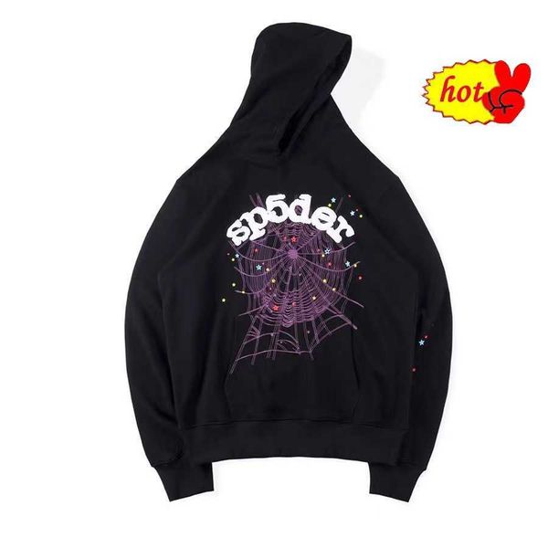 men hoodie designer 55555 sweatshirt bubble print sp5der hoodie men's women fabric spider web sweatshirt pullover, Black
men hoodie designer 55555 sweatshirt bubble print sp5der hoodie men's women fabric spider web sweatshirt pullover, Black
