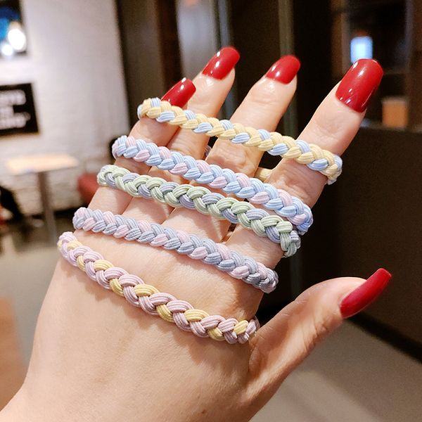 10pcs/lot korea simple braid color hair rope rubber band double color elastic hair rope for women girls scrunchies ponytail holder hairpin a, Slivery;white
10pcs/lot korea simple braid color hair rope rubber band double color elastic hair rope for women girls scrunchies ponytail holder hairpin a, Slivery;white