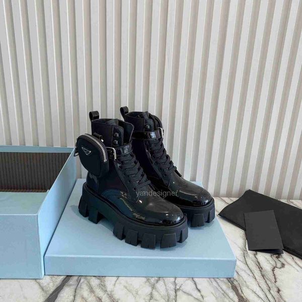 designer boots prad sneakers autumn winter thick sole heightened lace up martin boots wallet motorcycle boots cowhide mid barrel leather boo, Black
designer boots prad sneakers autumn winter thick sole heightened lace up martin boots wallet motorcycle boots cowhide mid barrel leather boo, Black
