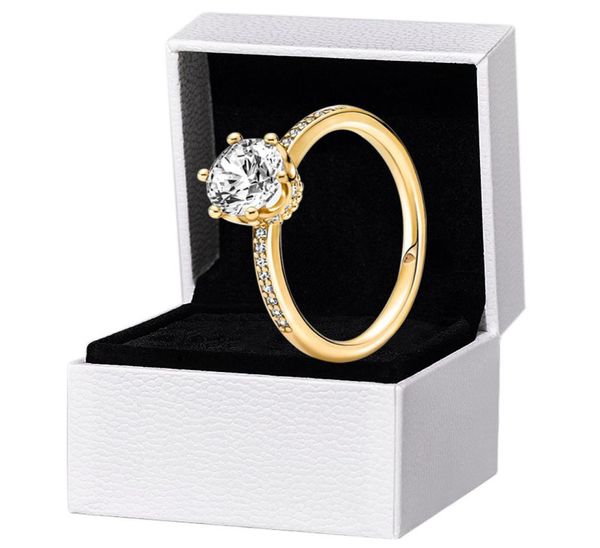 clear sparkling crown solitaire ring womens 18k gold plated wedding gift original box for pandora 925 sterling silver rings set7303688, Slivery;golden
clear sparkling crown solitaire ring womens 18k gold plated wedding gift original box for pandora 925 sterling silver rings set7303688, Slivery;golden