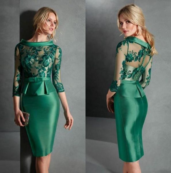 short green mother of the bride groom dresses with sleeves 2022 lace peplum sheath kneelength women occasion wedding party guest 5356705, Black;red
short green mother of the bride groom dresses with sleeves 2022 lace peplum sheath kneelength women occasion wedding party guest 5356705, Black;red