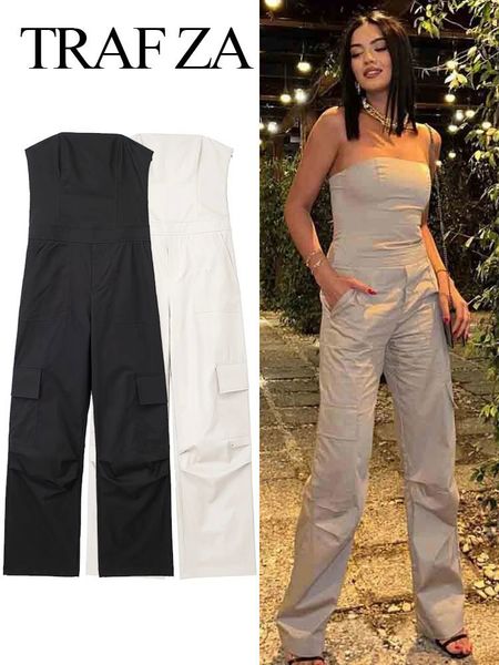 women's jumpsuits rompers trafza women fashion cargo jumpsuits casual vintage solid sleeveless strapless backless loose jumpsuit bib ov, Black;white
women's jumpsuits rompers trafza women fashion cargo jumpsuits casual vintage solid sleeveless strapless backless loose jumpsuit bib ov, Black;white