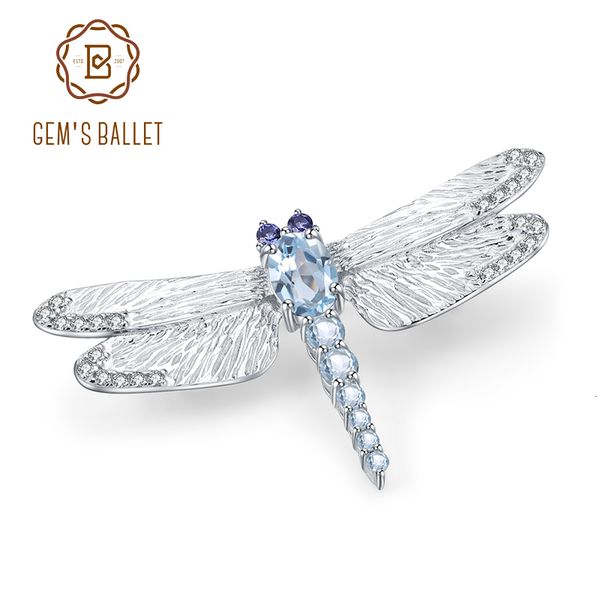 pins brooches gem's ballet 141ct natural sky blue z brooch 925 sterling sliver handmade design dragonfly for women fine jewelry 230729, Gray
pins brooches gem's ballet 141ct natural sky blue z brooch 925 sterling sliver handmade design dragonfly for women fine jewelry 230729, Gray