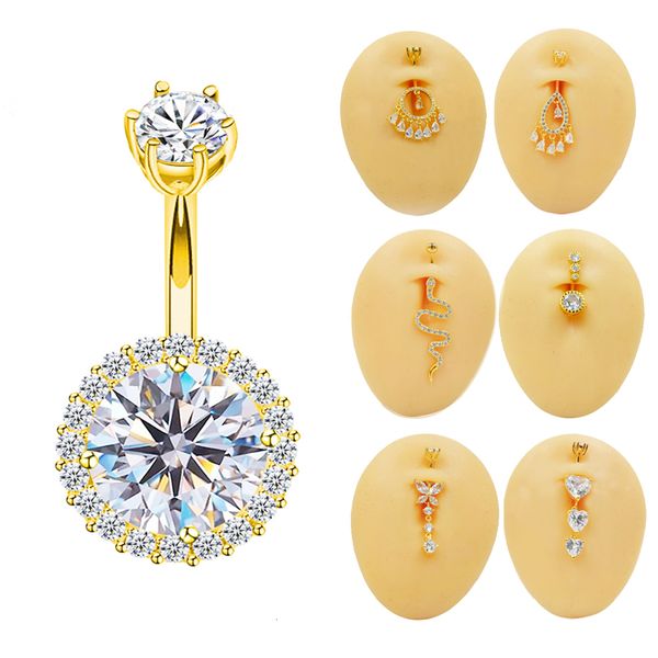 navel bell button rings 1pc belly ring 925 sterling silver cz piercing barbell body jewelry 230729
navel bell button rings 1pc belly ring 925 sterling silver cz piercing barbell body jewelry 230729