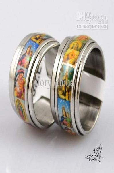 new 12mm spin holy icon ring jesus rings virgin mary ring multicolor stainless steel rings fashion catholic christian religious je7594598, Silver
new 12mm spin holy icon ring jesus rings virgin mary ring multicolor stainless steel rings fashion catholic christian religious je7594598, Silver