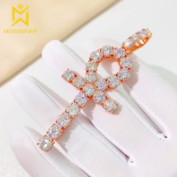 pendant necklaces 61mm ankh cross pendant necklaces for men s925 silver diamond necklace women jewelry pass tester 230728
pendant necklaces 61mm ankh cross pendant necklaces for men s925 silver diamond necklace women jewelry pass tester 230728
