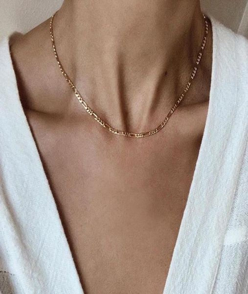chains figaro chain necklace stainless steel for women gold long collars women039s choker female9155856, Silver
chains figaro chain necklace stainless steel for women gold long collars women039s choker female9155856, Silver