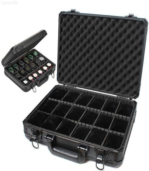 watch boxes cases 18 grid aluminum clock boxes suitcase case bracket clock display storage box mobile partition with lock j22082528053401, Black;blue
watch boxes cases 18 grid aluminum clock boxes suitcase case bracket clock display storage box mobile partition with lock j22082528053401, Black;blue