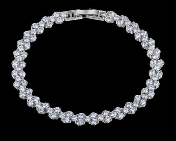 luxury shining crystal bracelets genuine 925 sterling silver charms bracelet diamond roman tennis link bracelet jewelry a361191958, Black
luxury shining crystal bracelets genuine 925 sterling silver charms bracelet diamond roman tennis link bracelet jewelry a361191958, Black