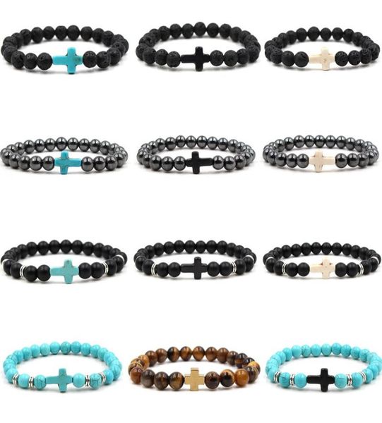 bracelets beaded strands turquoise crorss couples women bracelet frosted lava stone tiger eye men bangles jewelry gift1880954, Black
bracelets beaded strands turquoise crorss couples women bracelet frosted lava stone tiger eye men bangles jewelry gift1880954, Black