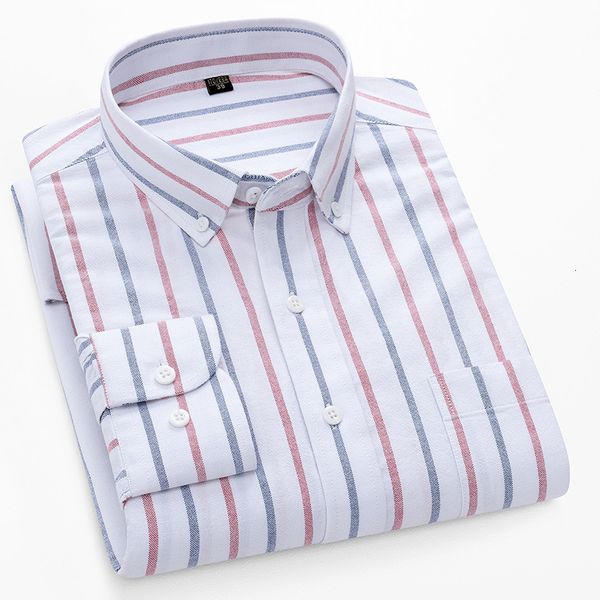 men's dress shirts s~5xl cotton oxford shirt for mens long sleeve plaid striped casual shirts male pocket regular-fit button-down work, White;black
men's dress shirts s~5xl cotton oxford shirt for mens long sleeve plaid striped casual shirts male pocket regular-fit button-down work, White;black