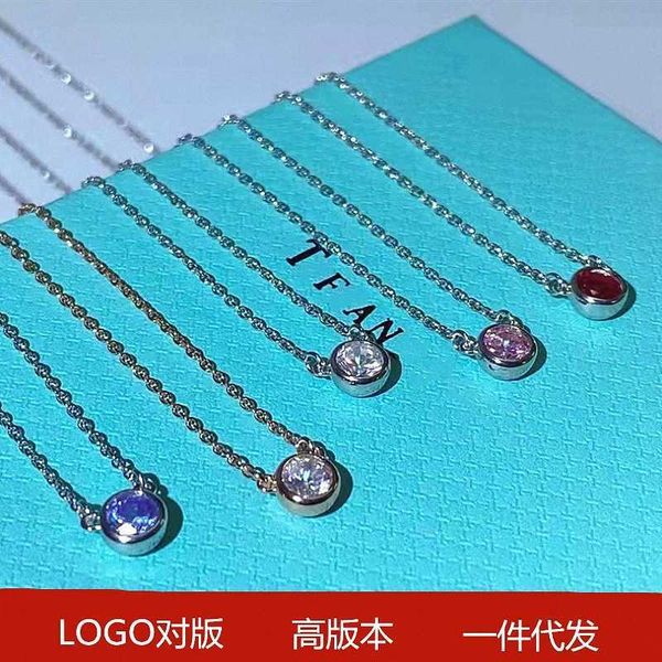 original s925 silver pink bubble necklace 18k rose gold powder diamond qixi valentine's day gift, Black
original s925 silver pink bubble necklace 18k rose gold powder diamond qixi valentine's day gift, Black