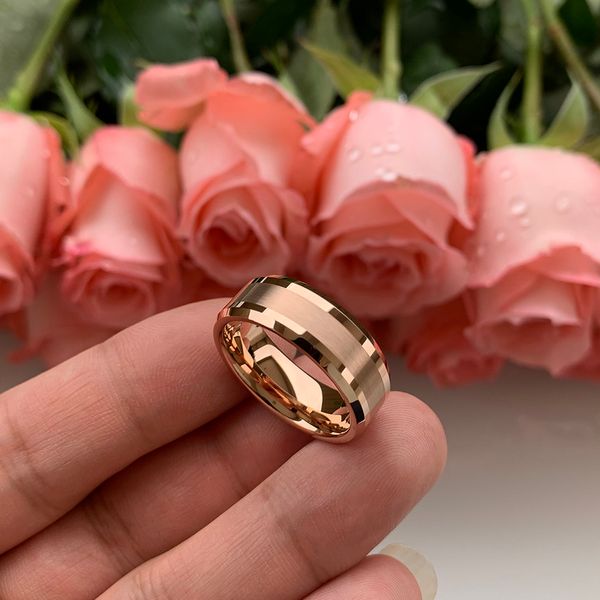fashion jewelry designer rings for women 6mm 8mm width plated rose gold couple ring trendy tungsten carbide band ring for men wedding ing, Silver
fashion jewelry designer rings for women 6mm 8mm width plated rose gold couple ring trendy tungsten carbide band ring for men wedding ing, Silver