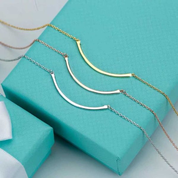 brand light luxury tiffay minority smile necklace 18k rose gold size diamond embedding smiling face fashion versatile female valentine', Silver
brand light luxury tiffay minority smile necklace 18k rose gold size diamond embedding smiling face fashion versatile female valentine', Silver