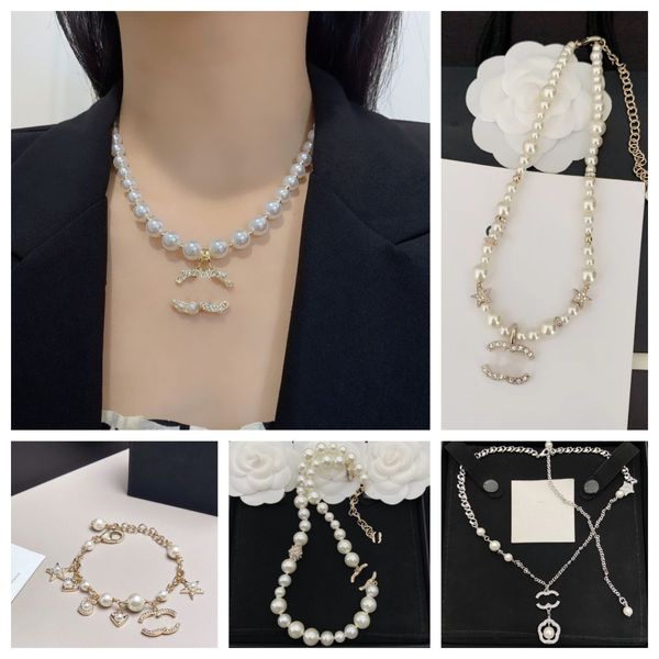 necklace designer women pearl necklace gold necklace advanced version france trendy necklace c letter graphic luxury necklace coach channel, Silver
necklace designer women pearl necklace gold necklace advanced version france trendy necklace c letter graphic luxury necklace coach channel, Silver