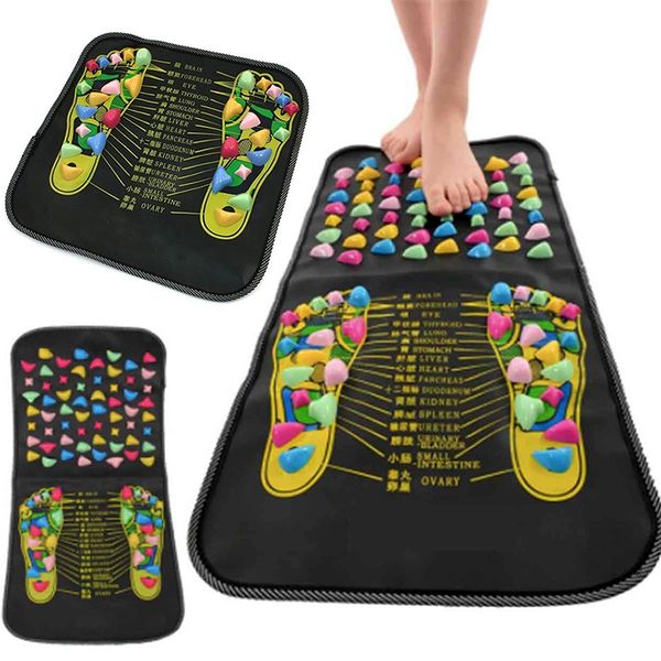 back massager reflexology walk stone road foot massage mat acupressure relax pad spa leg pain relief l2 230729
back massager reflexology walk stone road foot massage mat acupressure relax pad spa leg pain relief l2 230729