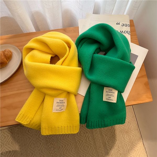 scarves fashion solid winter knitted scarf for women design warm woolen yarn neckercheif elastic long muffler korean style shawl wraps 23072, Blue;gray
scarves fashion solid winter knitted scarf for women design warm woolen yarn neckercheif elastic long muffler korean style shawl wraps 23072, Blue;gray