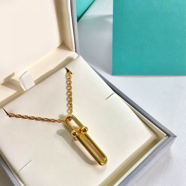 2023 lovely cute pendant necklaces long gold thin stainless steel chain two joint u balls rings design women necklace with dust bag and box, Silver
2023 lovely cute pendant necklaces long gold thin stainless steel chain two joint u balls rings design women necklace with dust bag and box, Silver